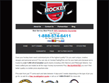 Tablet Screenshot of hockeytradingpins.com